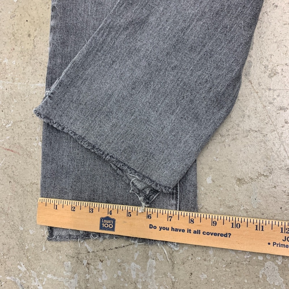 Dear John Jeans Women 30 Gray Pants Jodi  Hi Rise Crop Straight Denim Fits 30x26 - Picture 9 of 13